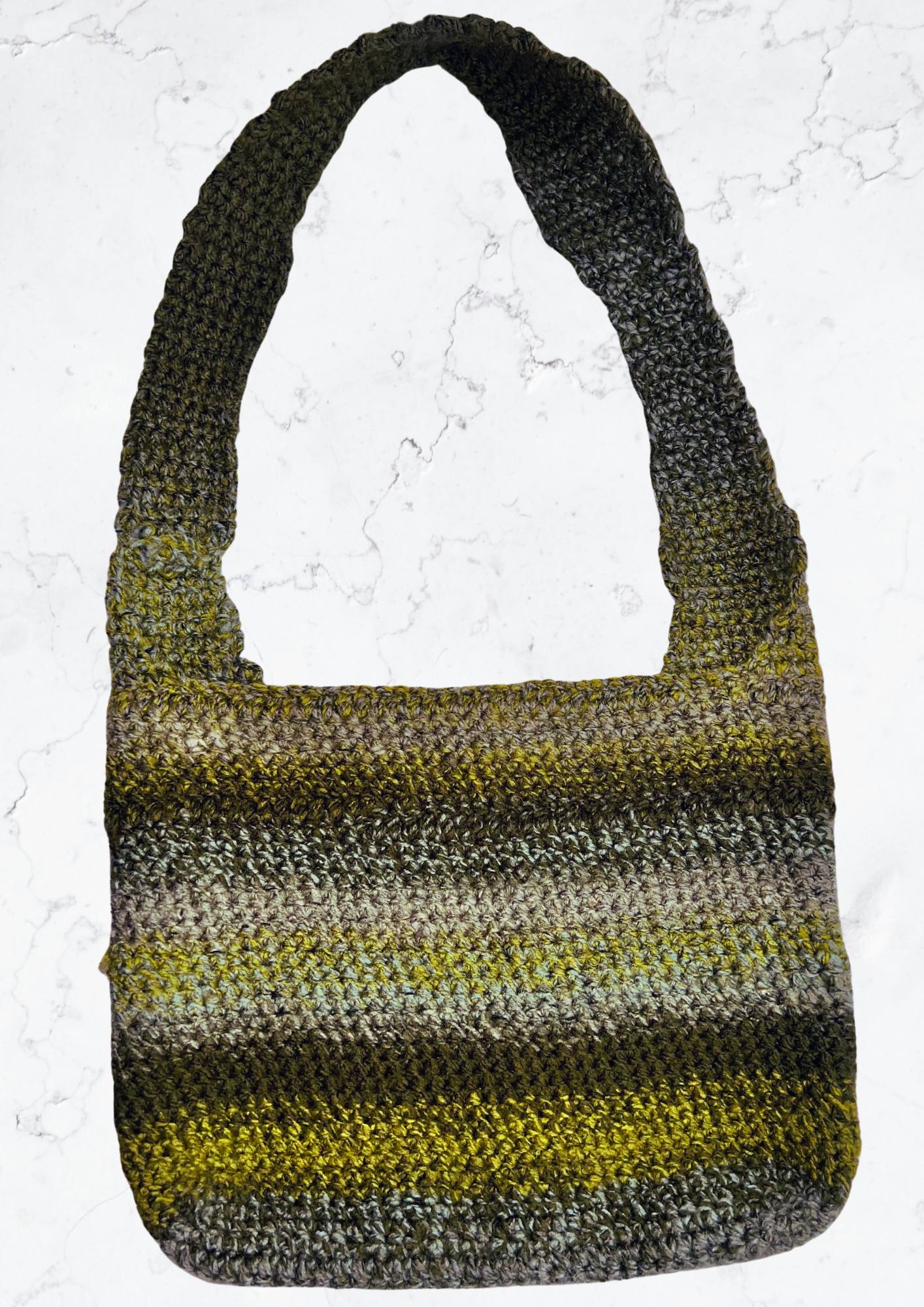 Fall Tote Bag- Green Hand Bag